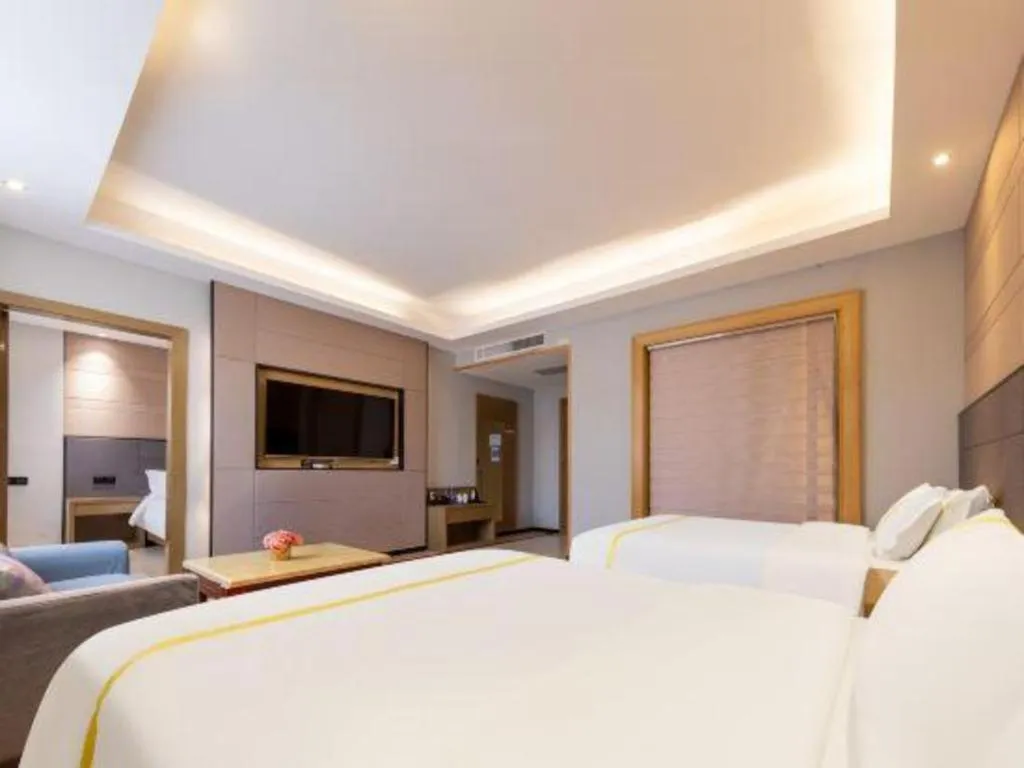 Bed in Mao Hua hotel