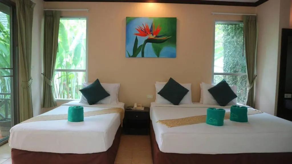 Bed in Phu View Resort Khao Yai