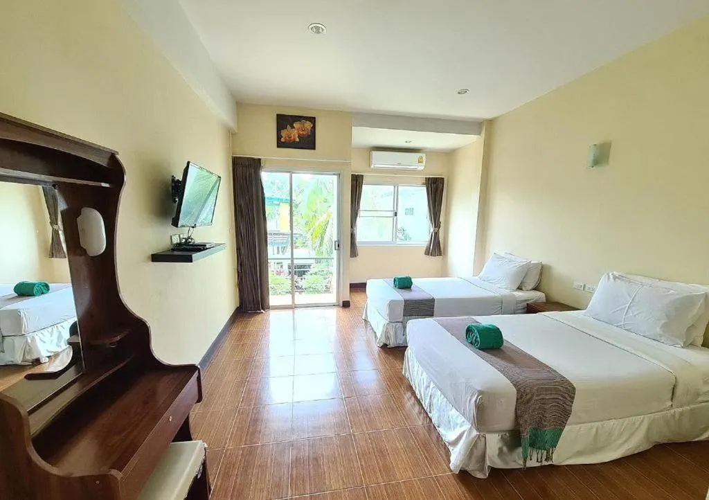 Bed in Phu View Resort Khao Yai