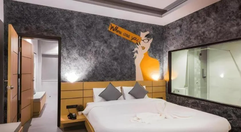 Bed in Hide & Seek Resort Krabi