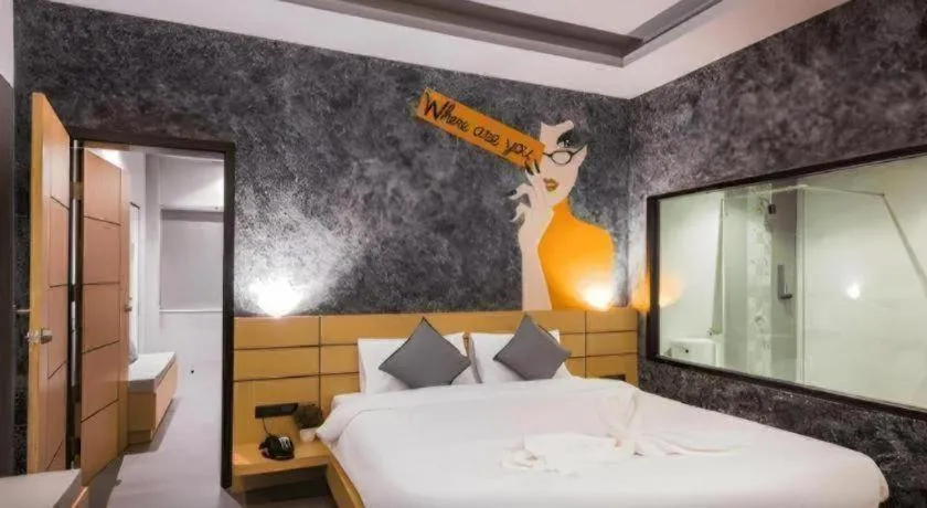 Bed in Hide & Seek Resort Krabi