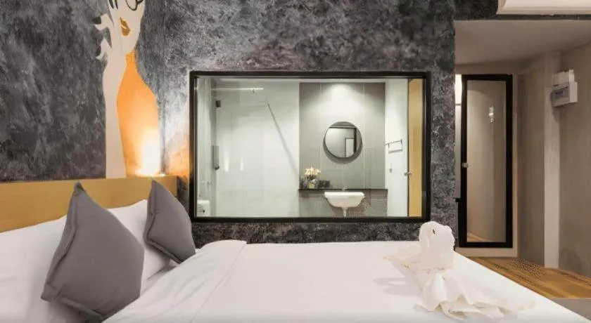 Bed in Hide & Seek Resort Krabi