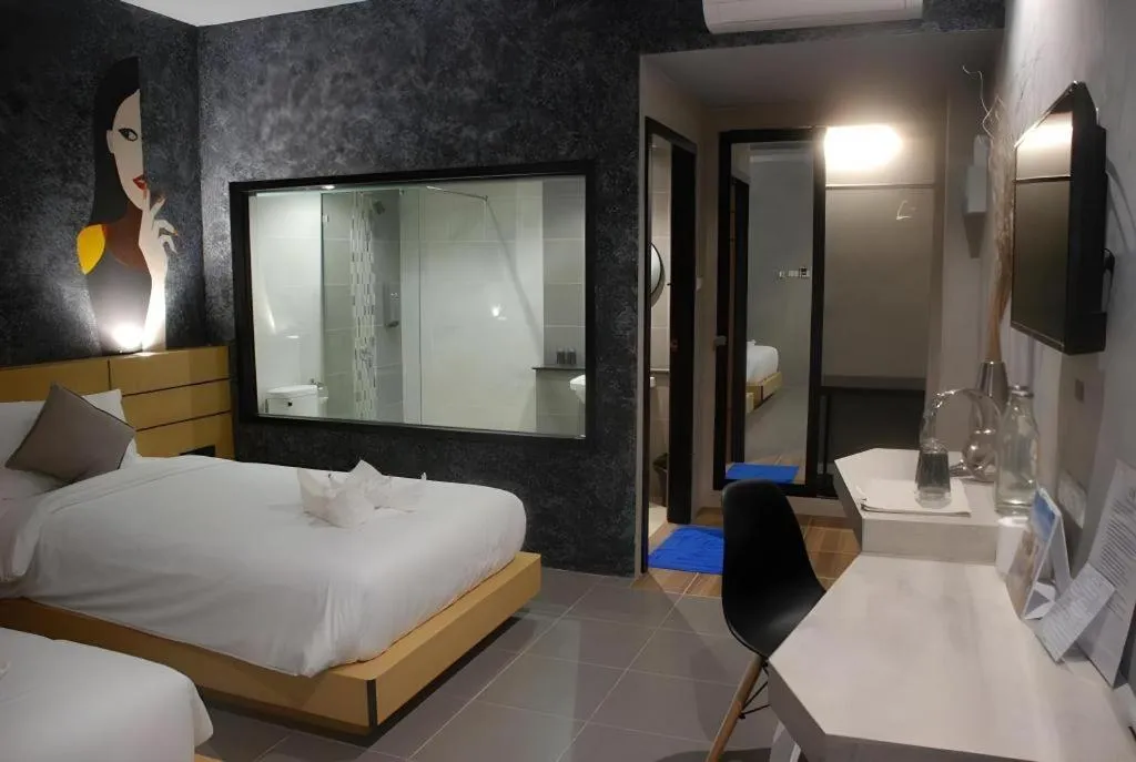 Bed in Hide & Seek Resort Krabi