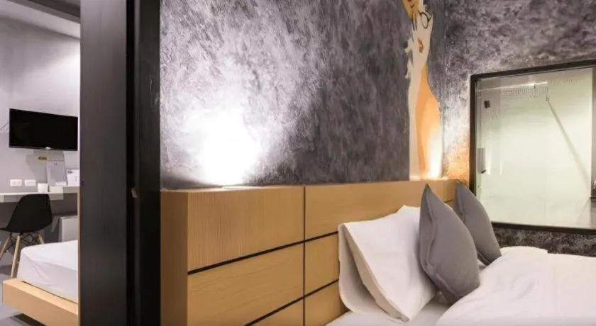 Bed in Hide & Seek Resort Krabi