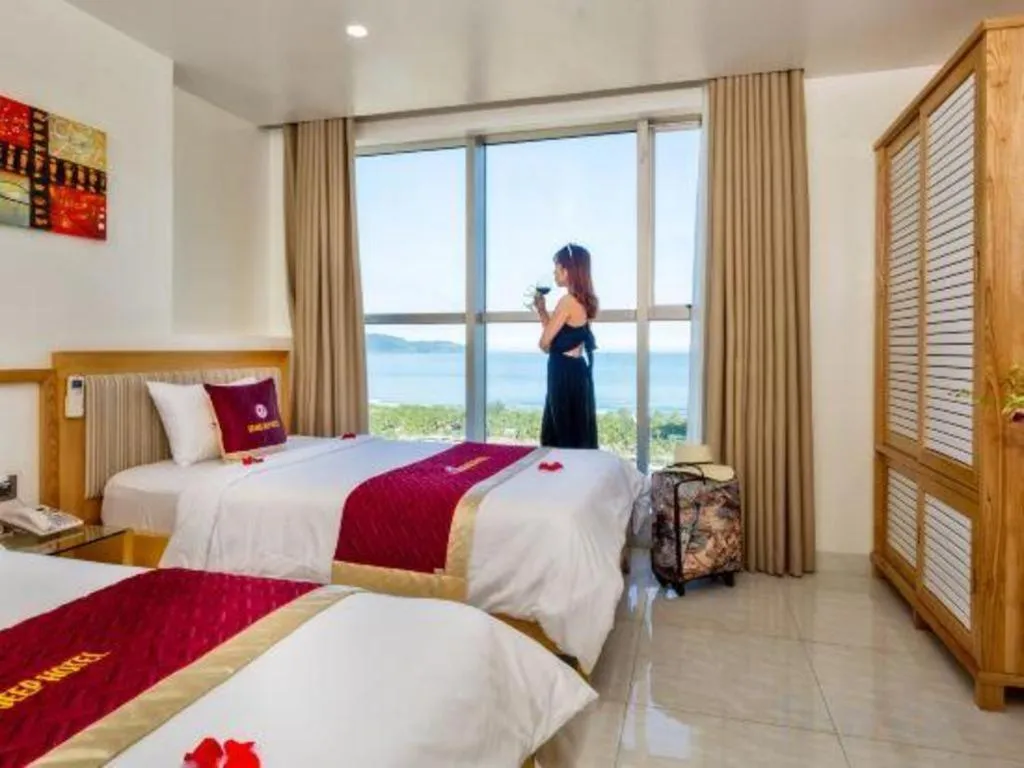 Bed in Grand Jeep Hotel Danang