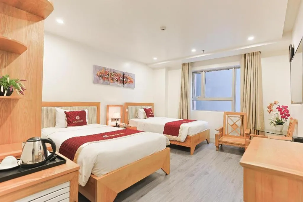 Bed in Grand Jeep Hotel Danang