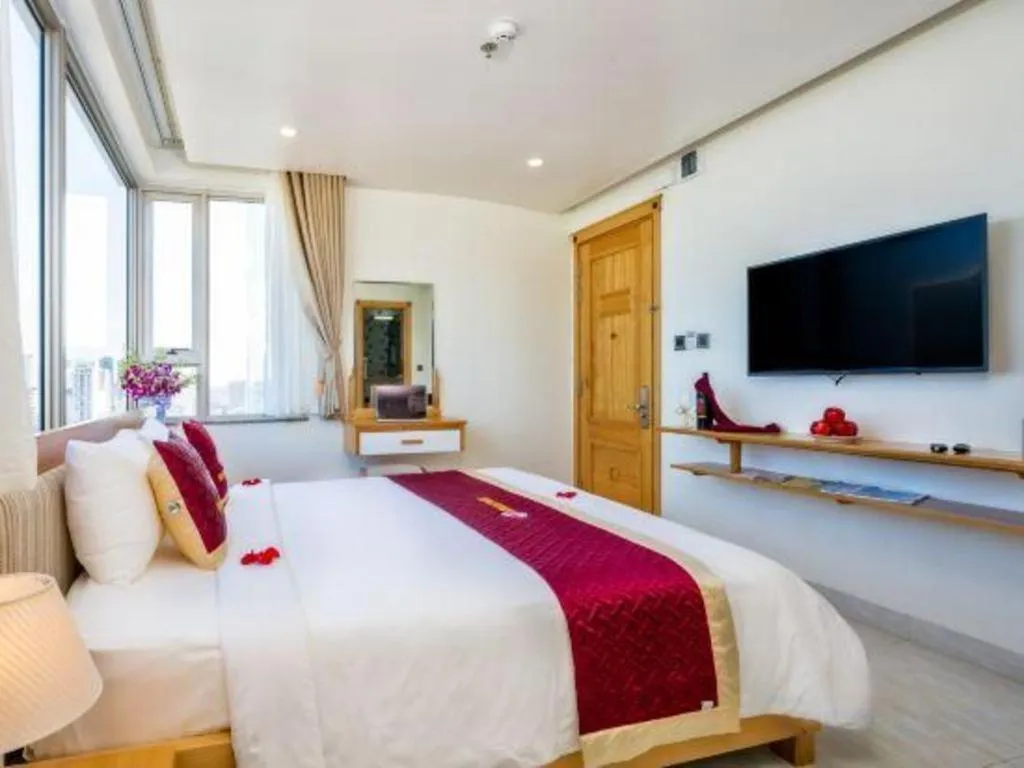 Bed in Grand Jeep Hotel Danang