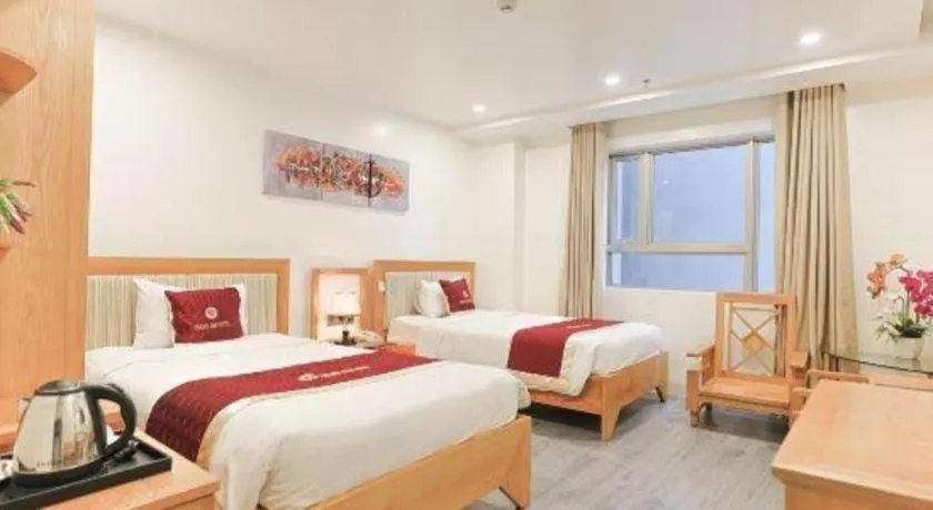 Bed in Grand Jeep Hotel Danang