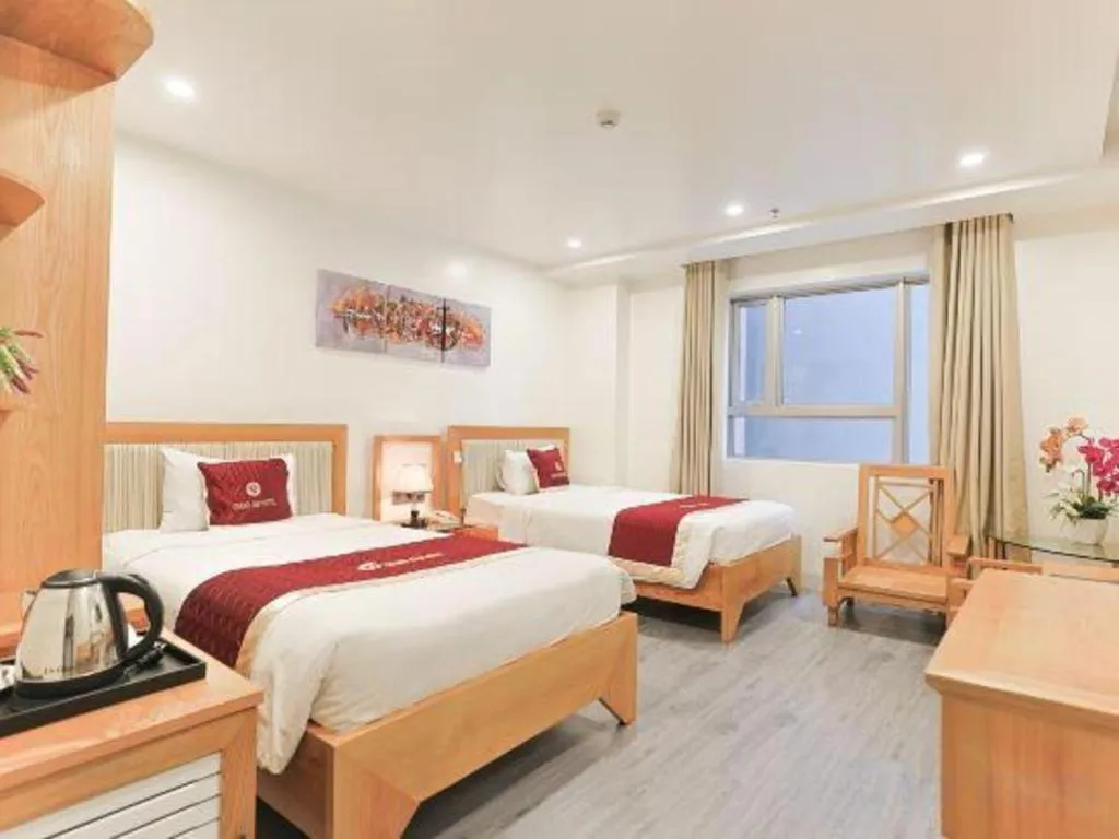 Bed in Grand Jeep Hotel Danang