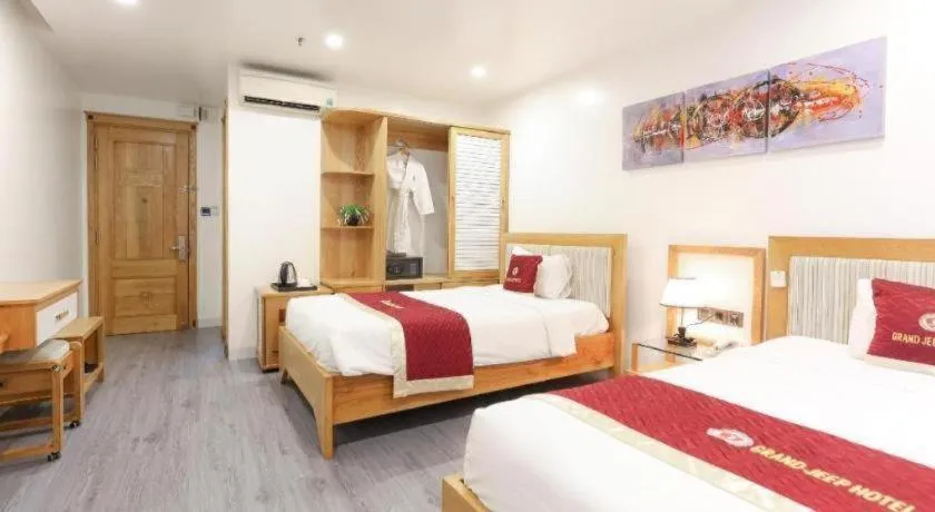 Bed in Grand Jeep Hotel Danang