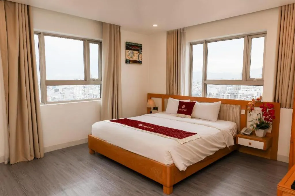 Bed in Grand Jeep Hotel Danang