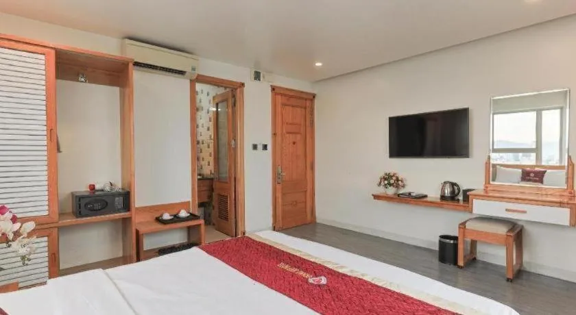 Bed in Grand Jeep Hotel Danang