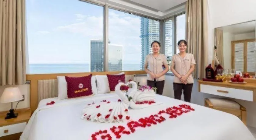 Bed in Grand Jeep Hotel Danang