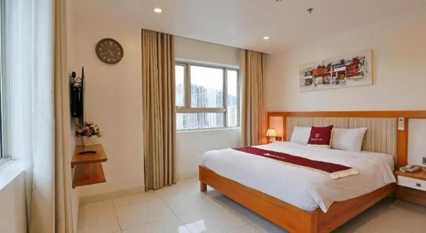 Bed in Grand Jeep Hotel Danang