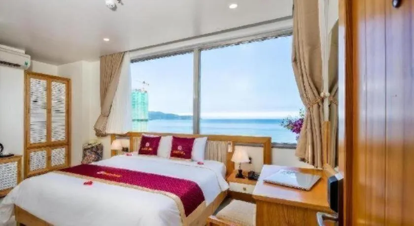 Bed in Grand Jeep Hotel Danang