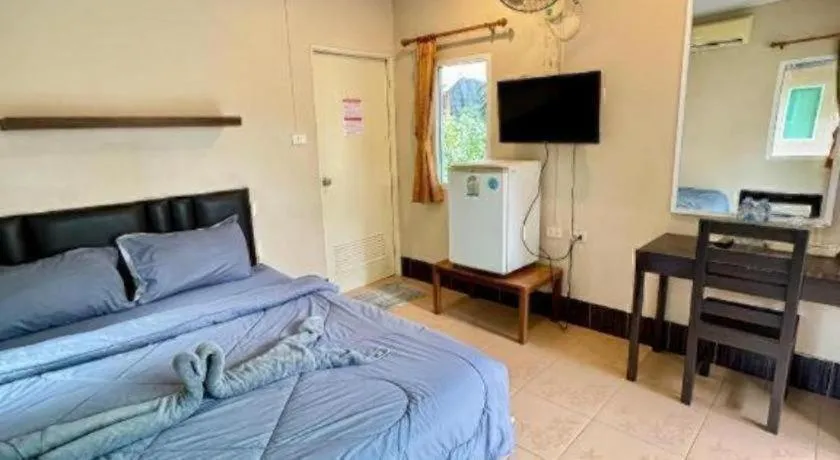 Bed in Sea Flower Resort