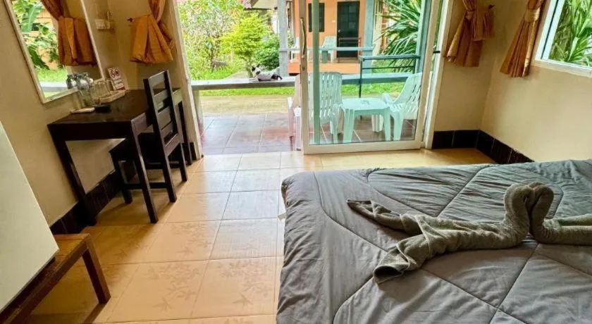 Bed in Sea Flower Resort