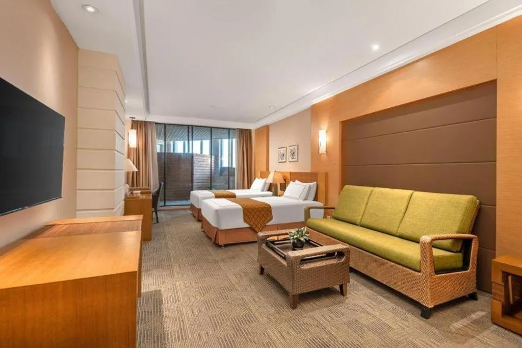 Bed in Huana Hotel Minhang Shanghai