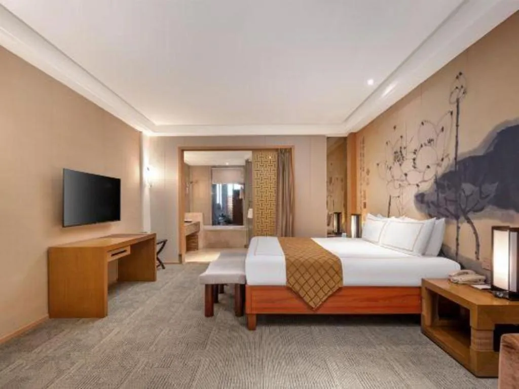 Bed in Huana Hotel Minhang Shanghai