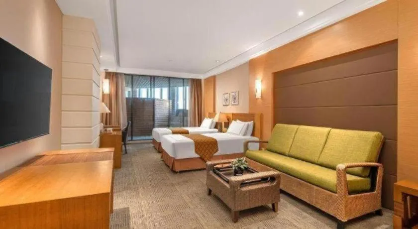 Bed in Huana Hotel Minhang Shanghai