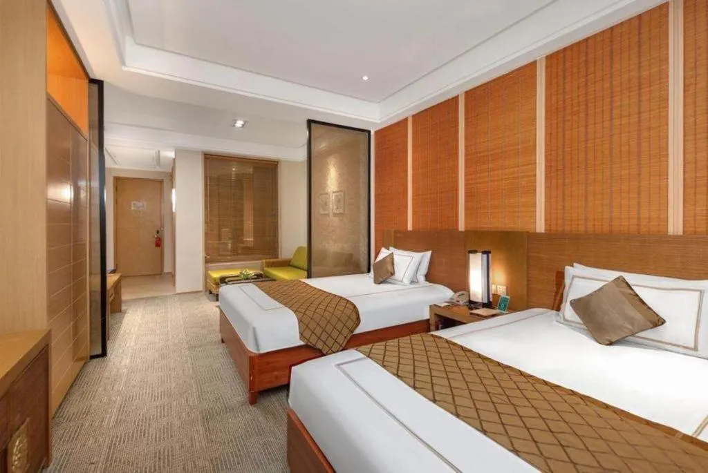 Bed in Huana Hotel Minhang Shanghai