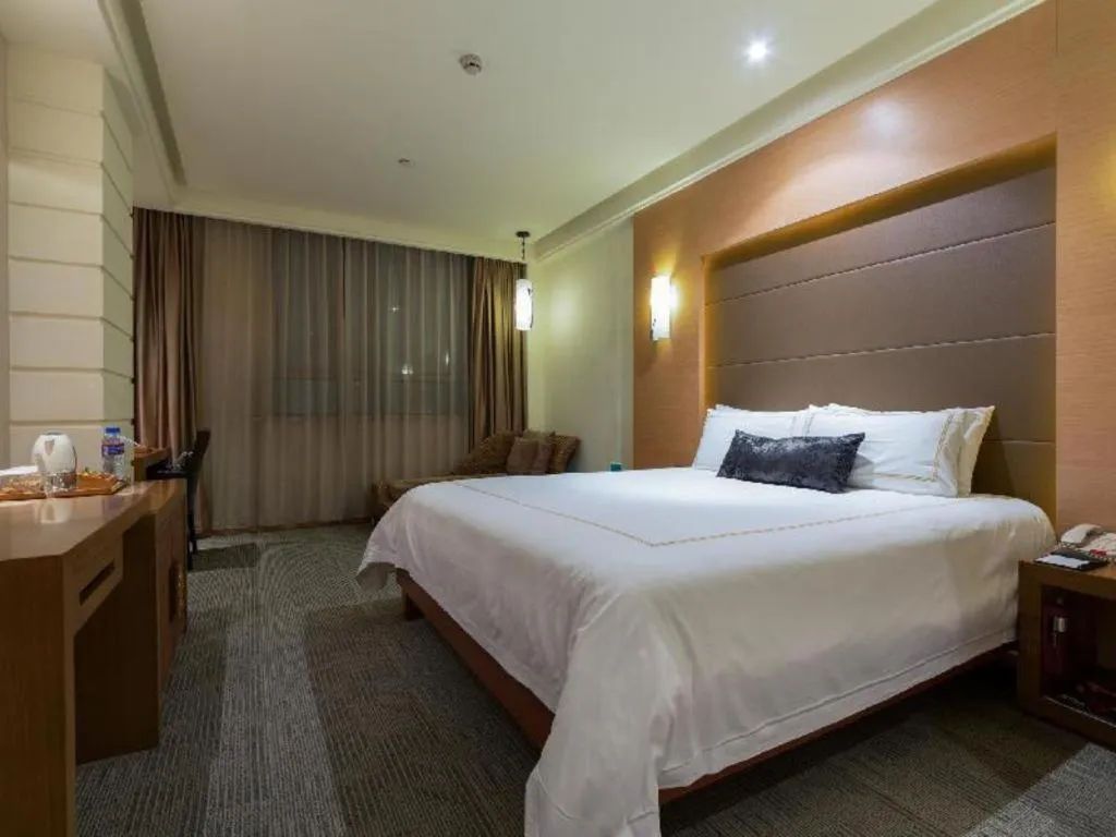 Bed in Huana Hotel Minhang Shanghai