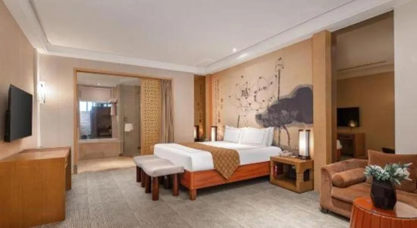 Bed in Huana Hotel Minhang Shanghai