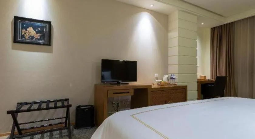 Bed in Huana Hotel Minhang Shanghai