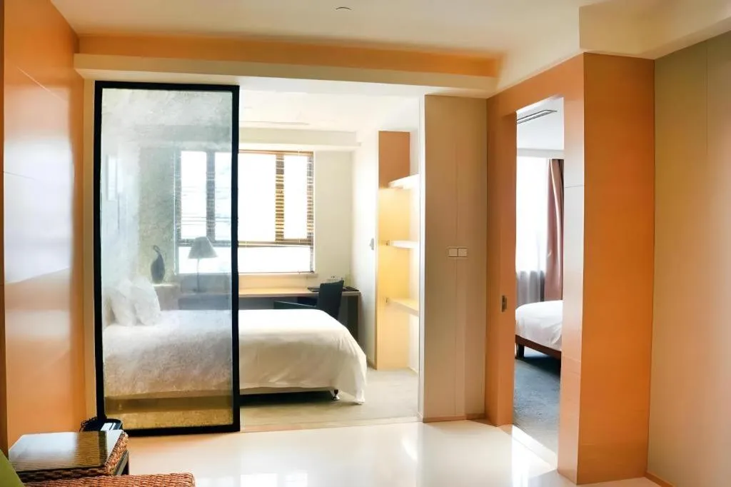 Bed in Huana Hotel Minhang Shanghai