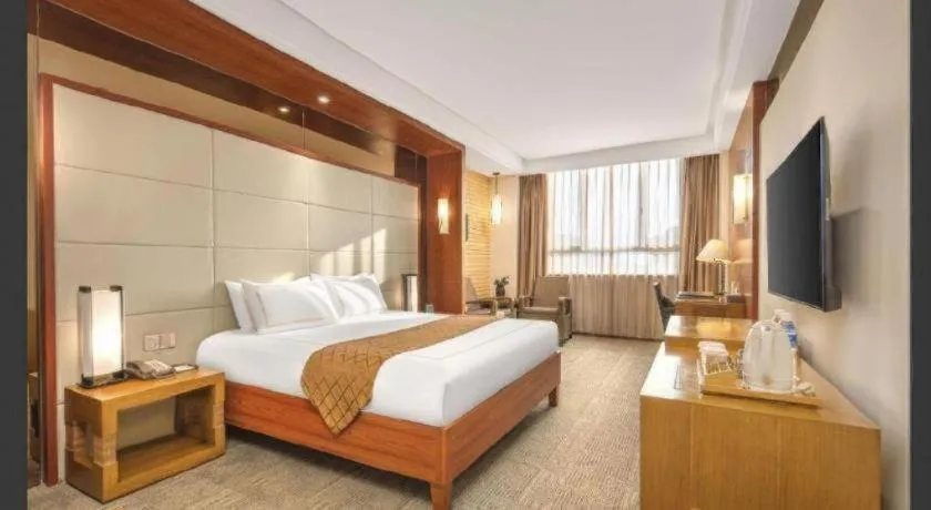 Bed in Huana Hotel Minhang Shanghai