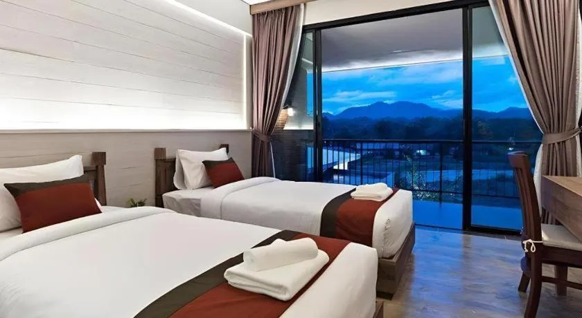 Bed in B2 Mae Hong Son Premier Hotel