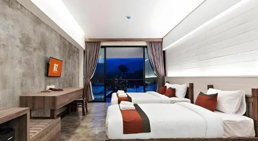 Bed in B2 Mae Hong Son Premier Hotel