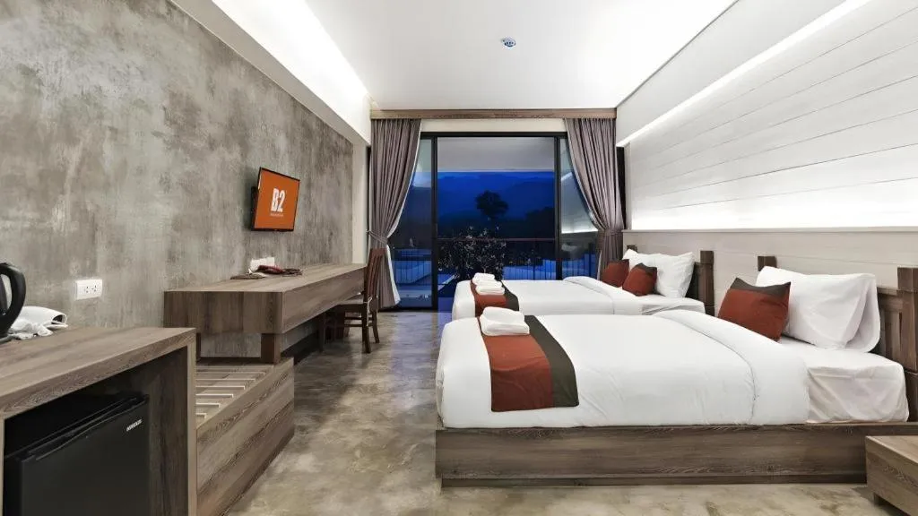 Bed in B2 Mae Hong Son Premier Hotel