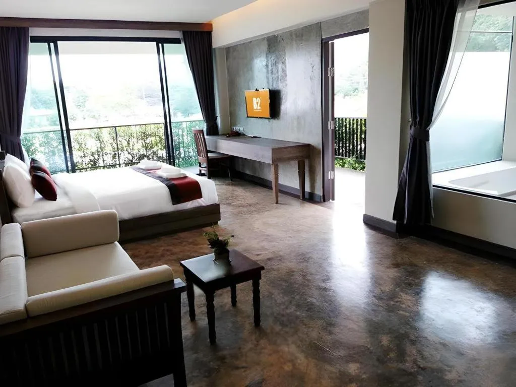 Bed in B2 Mae Hong Son Premier Hotel