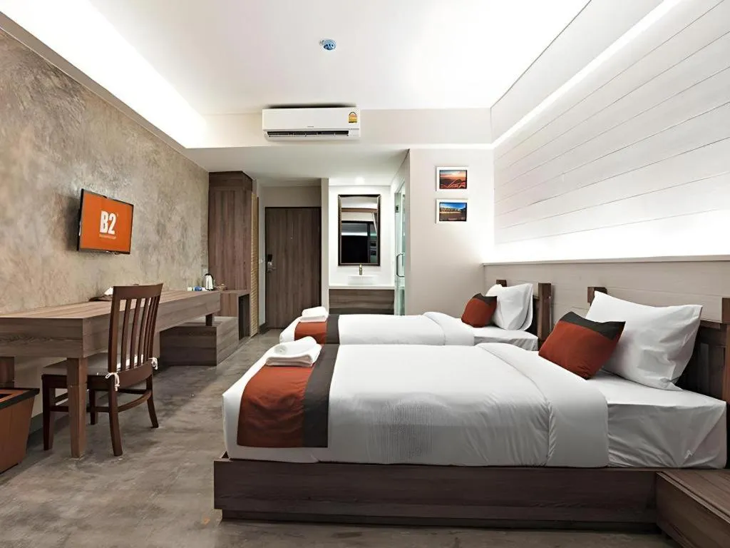 Bed in B2 Mae Hong Son Premier Hotel