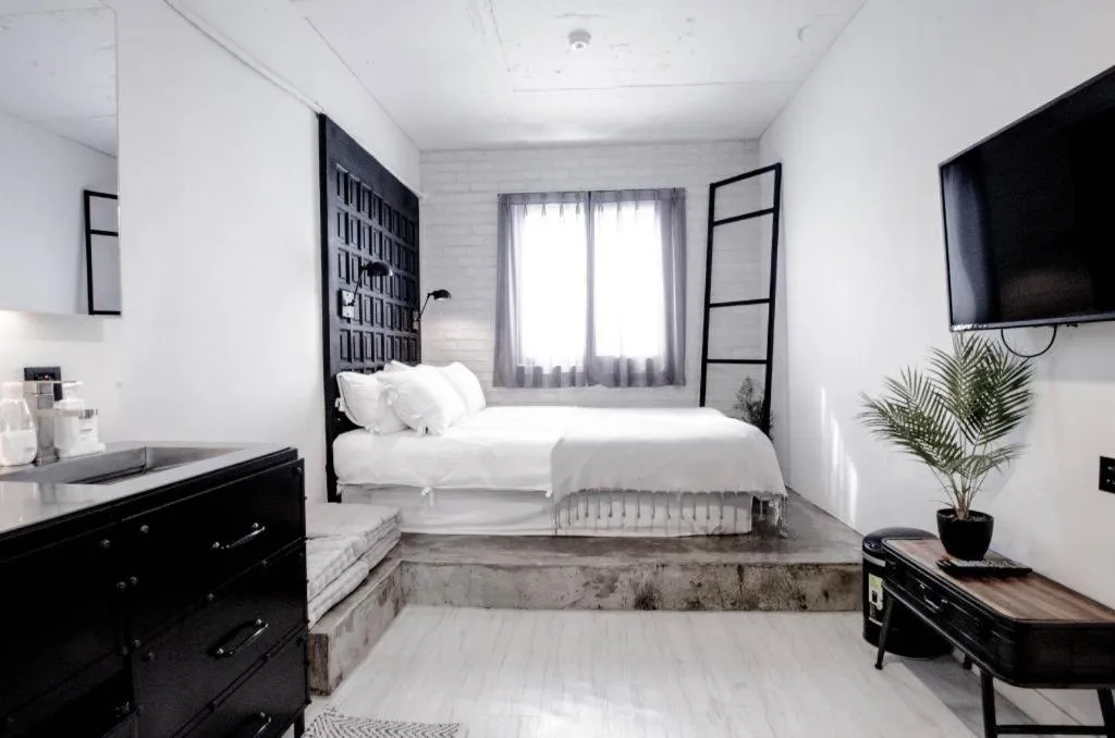 Bed in Mmmio II Design Residence Myeongdong