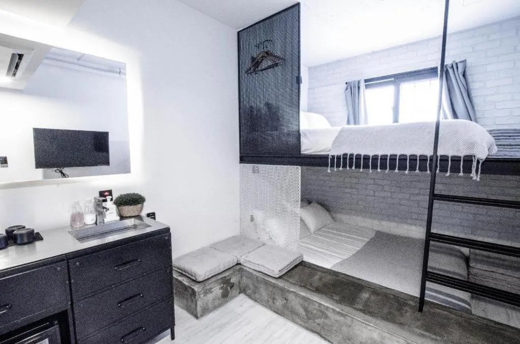 Bed in Mmmio II Design Residence Myeongdong