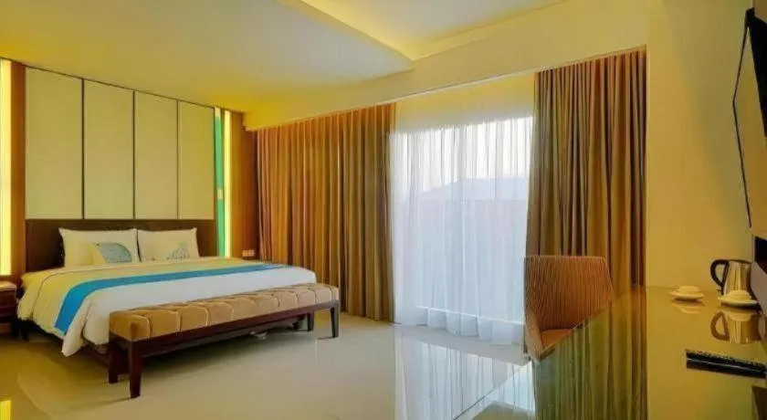 Bed in Java Lotus Hotel Jember