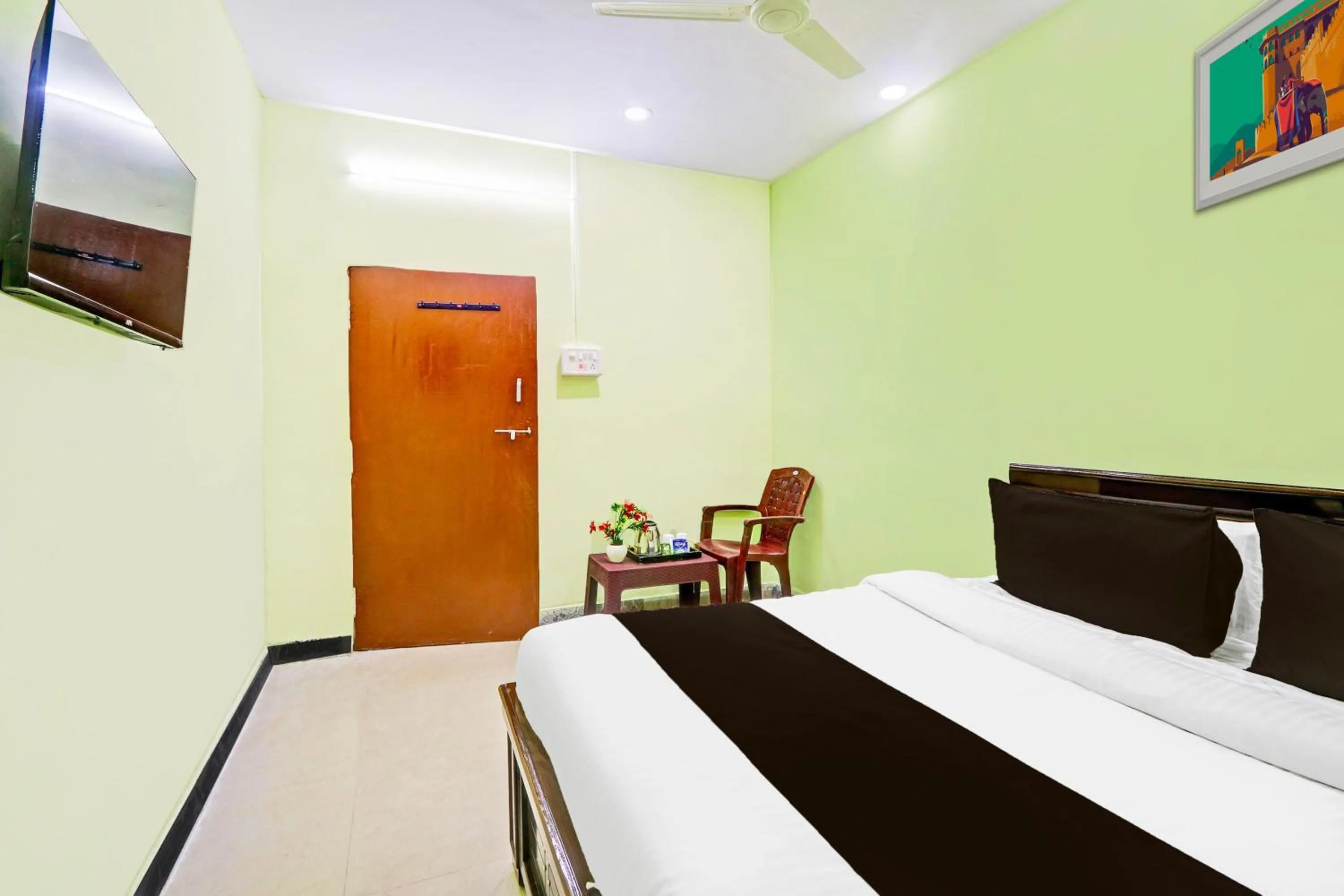 Bedroom, Bed in Hotel O PLAZA HOTEL