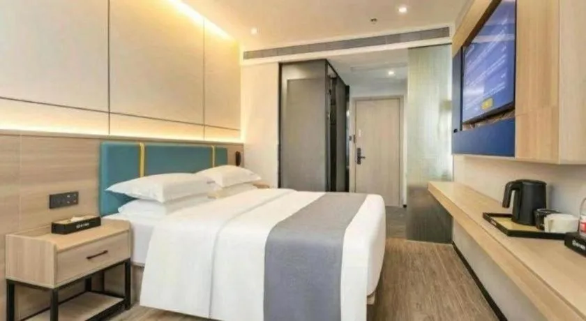 Bed in GreenTree Alliance Yichun Fengcheng Jianyi Avenue Hotel