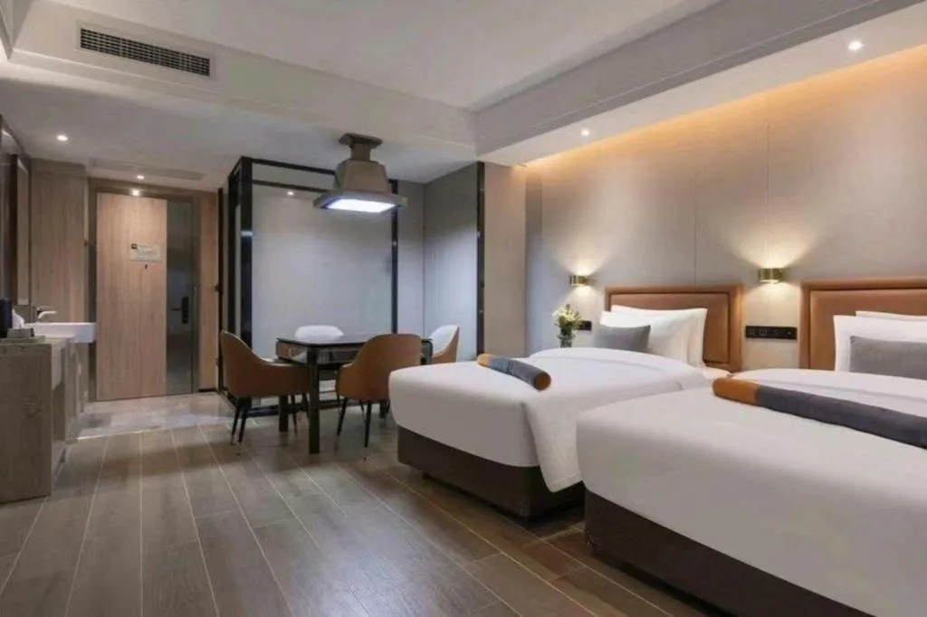 Bed in GreenTree Alliance Yichun Fengcheng Jianyi Avenue Hotel