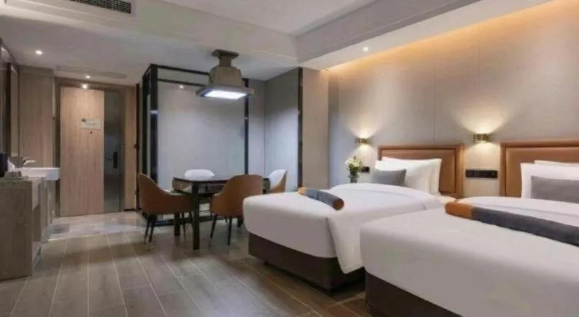 Bed in GreenTree Alliance Yichun Fengcheng Jianyi Avenue Hotel
