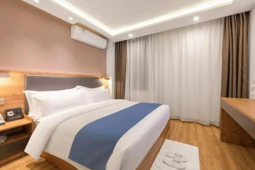Bed in GreenTree Alliance Yichun Fengcheng Jianyi Avenue Hotel