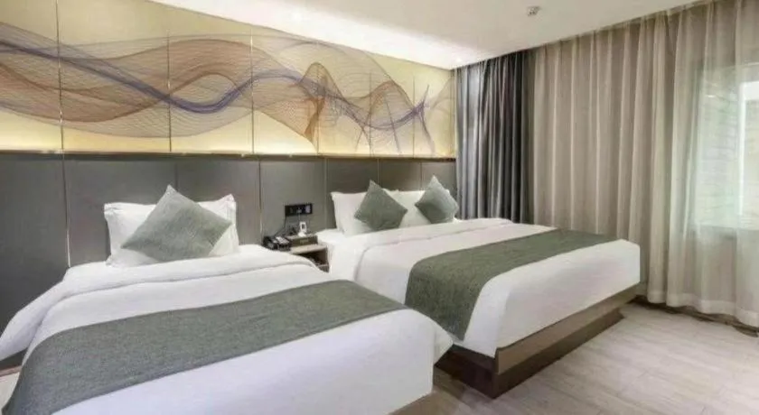Bed in GreenTree Alliance Yichun Fengcheng Jianyi Avenue Hotel