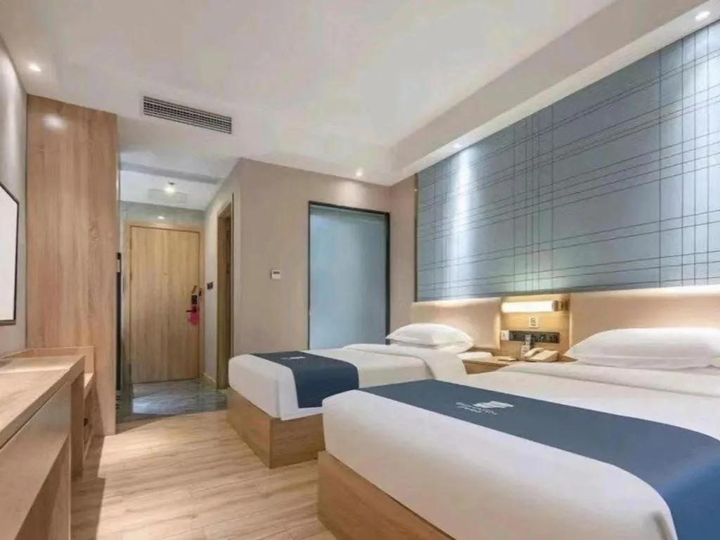 Bed in GreenTree Alliance Yichun Fengcheng Jianyi Avenue Hotel