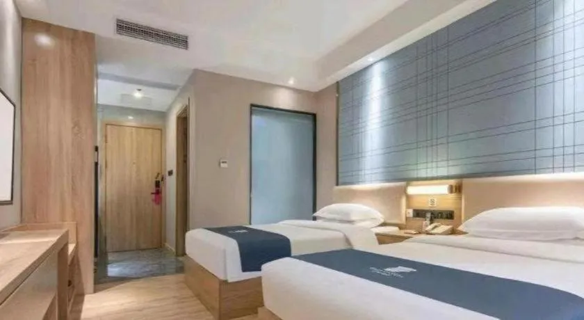 Bed in GreenTree Alliance Yichun Fengcheng Jianyi Avenue Hotel
