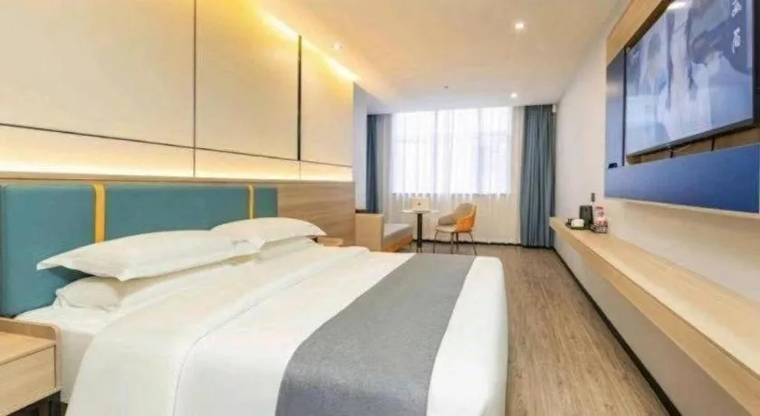 Bed in GreenTree Alliance Yichun Fengcheng Jianyi Avenue Hotel