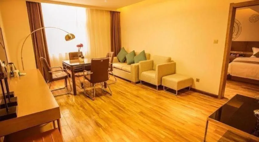 Bed in GreenTree Inn Xi'an Yanta District Dayanta Furongyuan Hotel