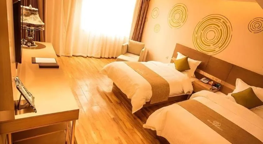 Bed in GreenTree Inn Xi'an Yanta District Dayanta Furongyuan Hotel