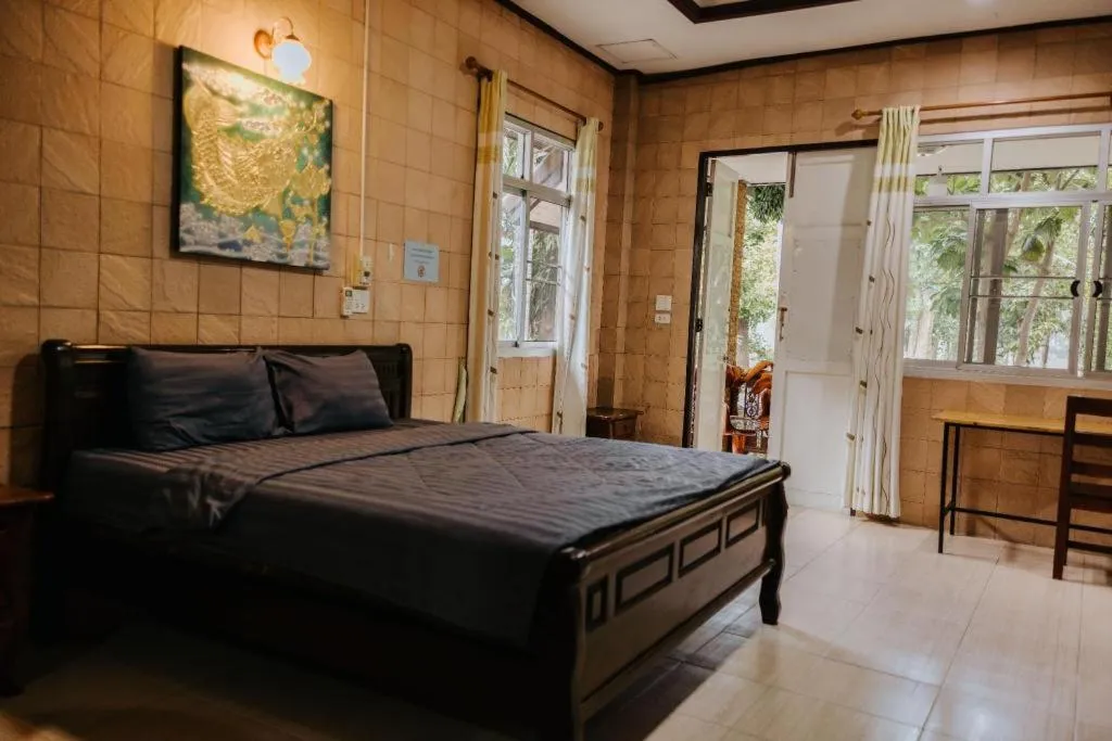 Bed in Pingview Villa Resort